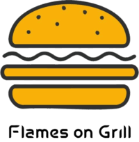 Flames on Grill Logo